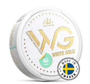 White gold smooth mint